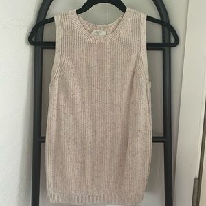 LOFT sleeveless knit top. Lightweight